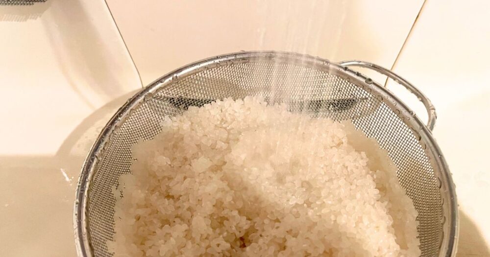 お米の洗い方